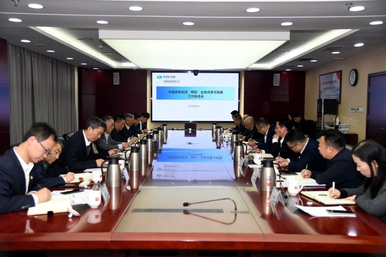 中國西電集團召開“兩配”業(yè)務改革與發(fā)展工作推進會